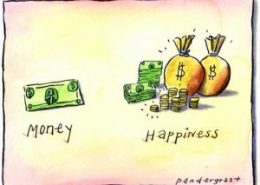 Geld maakt gelukkig, of toch niet…